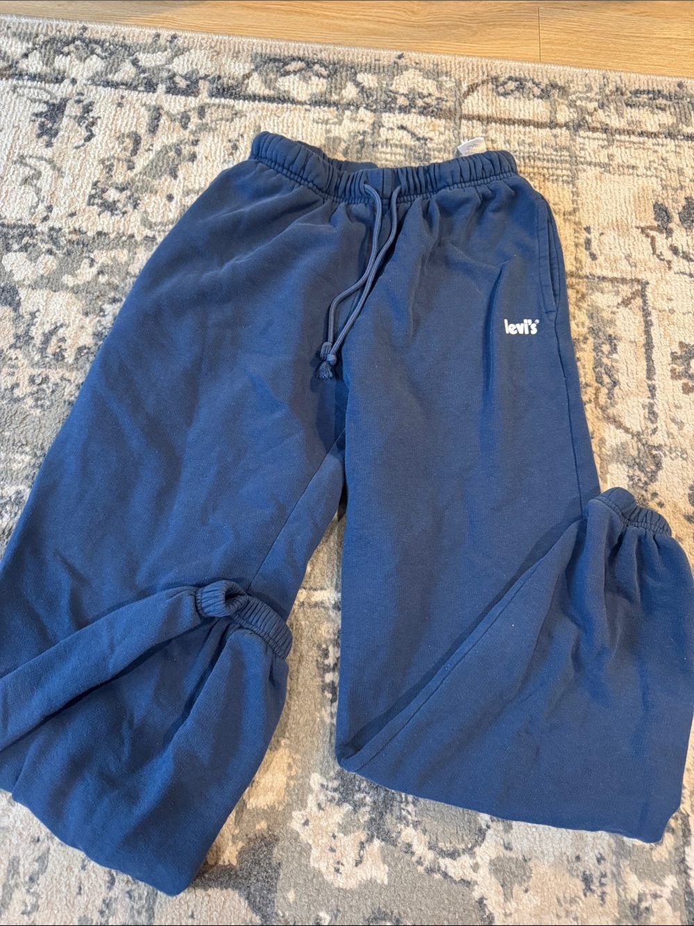 Levi's Navy Blue Sweatpants – Cozy Drawstring Bottoms